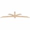 Ekena Millwork Davenport Smooth Timber Gable Bracket, Douglas Fir, 84"W x 24"H x 1 1/2"D x 3 1/2"F, 7/12 Pitch GBW084X24X0204DAV00SDF - alternate 5
